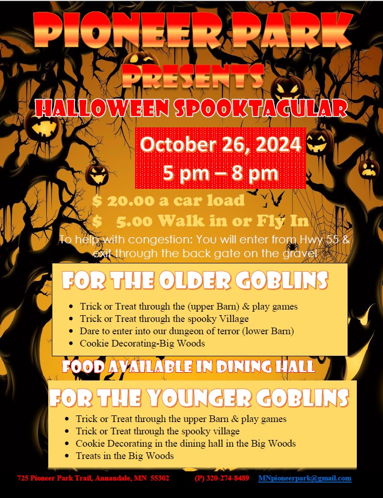 Minnesota Pioneer Park Halloween Event